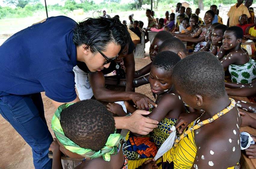 Working with African children